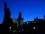 小地区やプラハ城の夜景